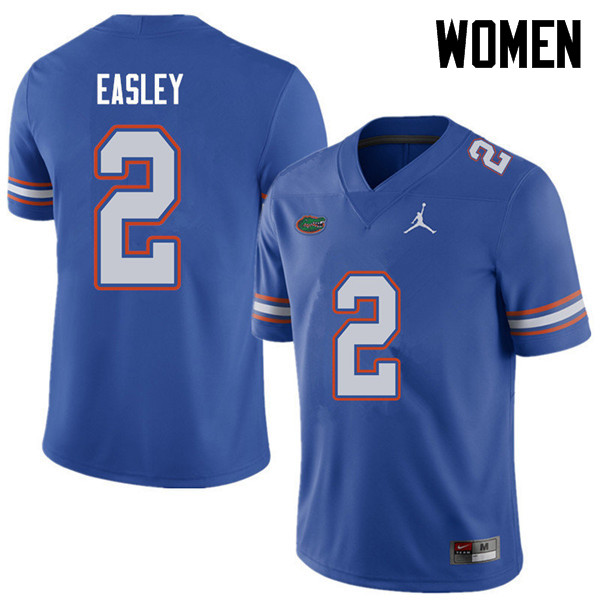 Jordan Brand Women #2 Dominique Easley Florida Gators College Football Jerseys Sale-Royal